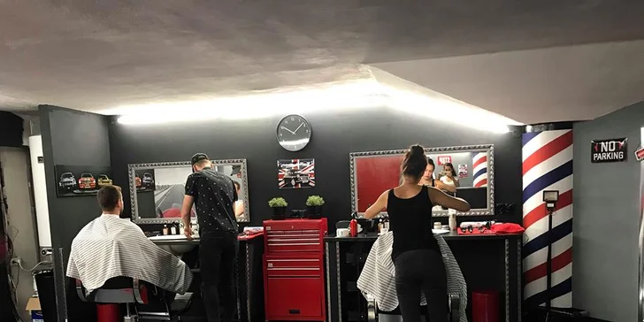 Kompletní barber pro pány: střih, masáž hlavy, holení břitvou i kolínská