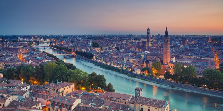 Romantici, zbystřete: Benátky, Lago di Garda, Sirmione a Verona na 1 noc