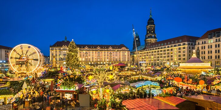 Adventní výlet do Drážďan: trhy, nákupy, prohlídka města a třeba i plavba lodí
