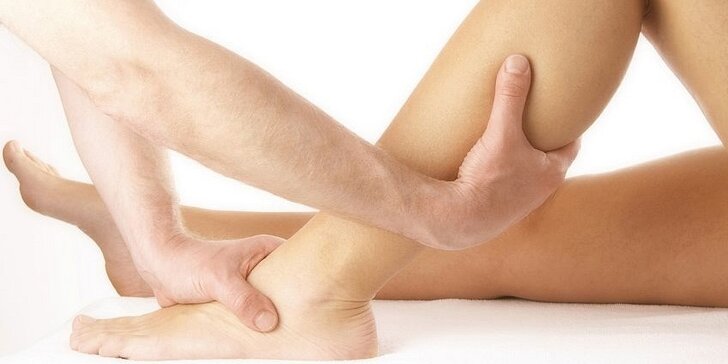 Masáž nohou včetně chodidel