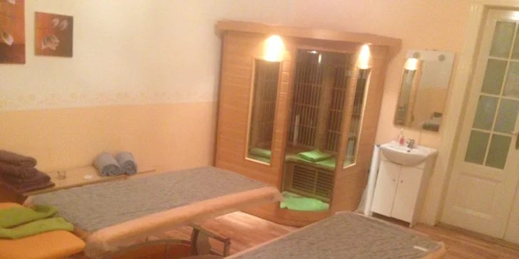 Relaxace pro dva: Masáž, bahenní zábal, infrasauna i rybičková terapie