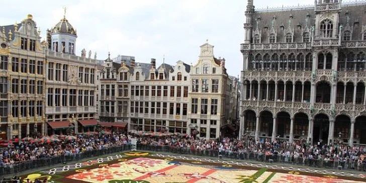 Srpnový zájezd do Belgie: Gent, Bruggy a Brusel včetně květinového koberce