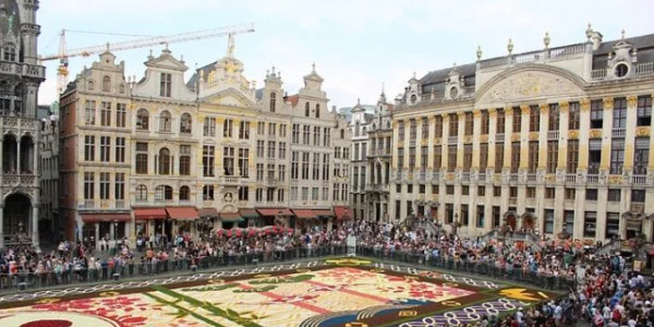 Srpnový zájezd do Belgie: Gent, Bruggy a Brusel včetně květinového koberce
