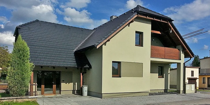 Apartmán nebo celý penzion u Hlinska pro 6 i 12 osob s možností wellness