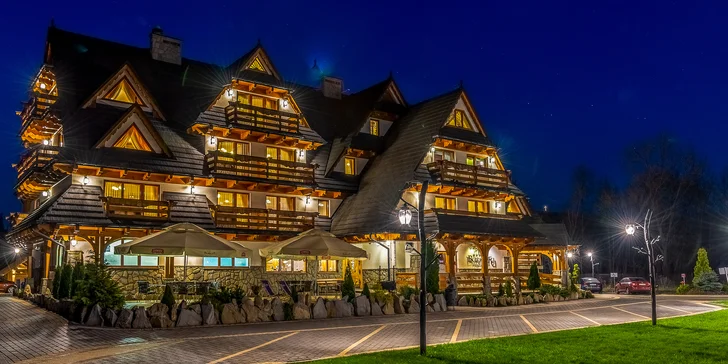 Polské Tatry v kouzelném penzionu: snídaně či polopenze a wellness