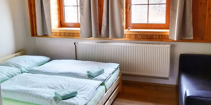 Zabydlete se v chatě Horská s útulnými pokojíky. 
