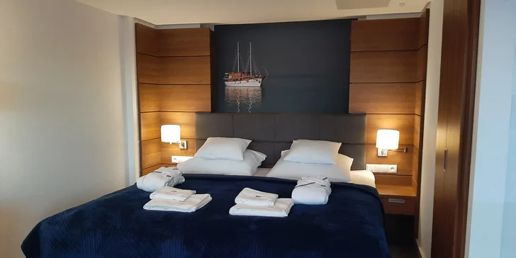 Môžete si vybrať aj mezonetový apartmán s kúpeľňou a dvoma toaletami.