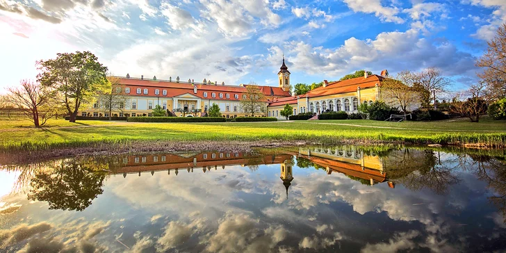 Romantika v zámeckém hotelu: snídaně nebo polopenze i láhev místního vína