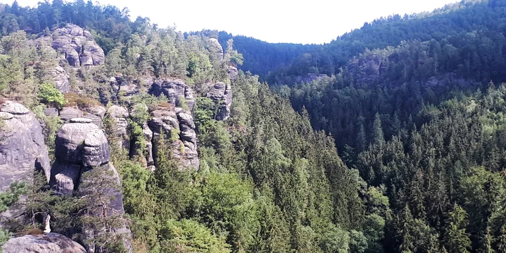 Vyhlídka Brand - balkon Saského Švýcarska, Kurort Rathen a Lilienstein