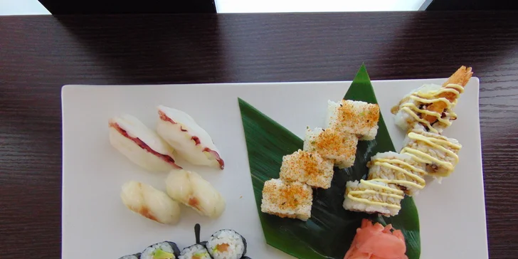 Sushi sety v podzámčí: 18 nebo 20 kousků i vegetariánská varianta