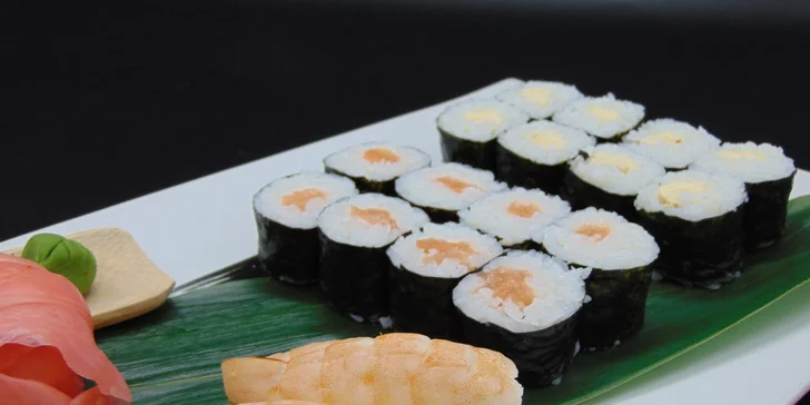 Sushi sety v podzámčí: 18 nebo 20 kousků i vegetariánská varianta