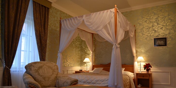 Luxusní pobyt v Zámeckém hotelu Lednice: přímo u zámku a parku, se snídaní