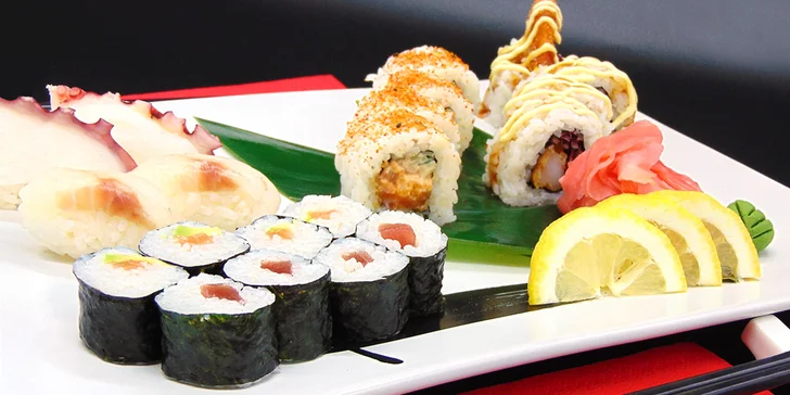 Sushi sety v podzámčí: 18 nebo 20 kousků i vegetariánská varianta