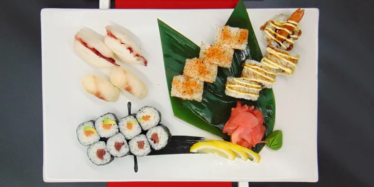 Sushi sety v podzámčí: 18 nebo 20 kousků i vegetariánská varianta