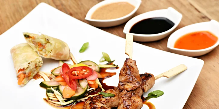 Indonéské degustační menu i speciální Rijsttafel aneb rýžový stůl pro 4 osoby