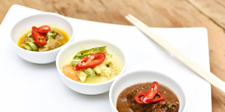 Indonéské degustační menu i speciální Rijsttafel aneb rýžový stůl pro 4 osoby