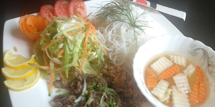 Skvělá asijská kuchyně v OC Olympia: Bun Nem nebo Bún bò Nam Bô