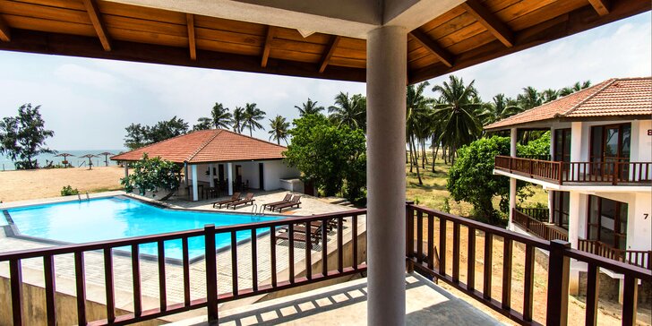 Božská Srí Lanka: apartmány u moře, bazén, snídaně, jóga i český delegát
