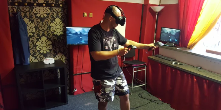 Virtuální realita až pro 4 osoby: 90 minut zábavy a výběr z mnoha her