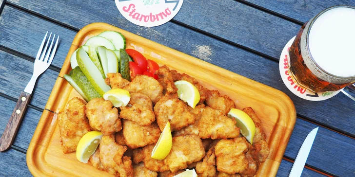 Fošna kuřecích a vepřových řízečků: 1,5 nebo 3 kg masa pro celou partu