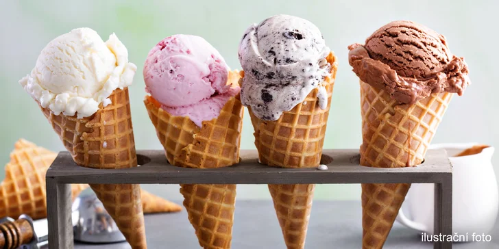 Lahodné osvěžení ve Vaňkovce: zmrzlina či sorbet Carte d'Or, mnoho druhů