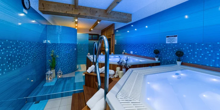 Neobmedzený vstup do wellness poteší každého.