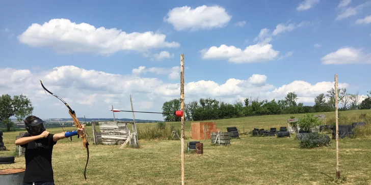 Staňte se lučištníkem: akční archery game vč. zapůjčení komplet vybavení