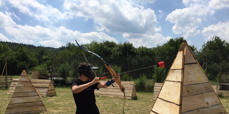 Staňte se lučištníkem: akční archery game vč. zapůjčení komplet vybavení