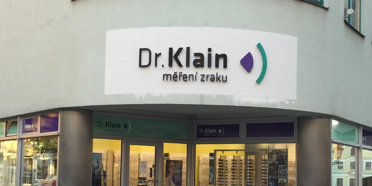 Dioptrické brýle z optiky Dr. Klain: sleva 1000 Kč na obroučky a 50 % na skla
