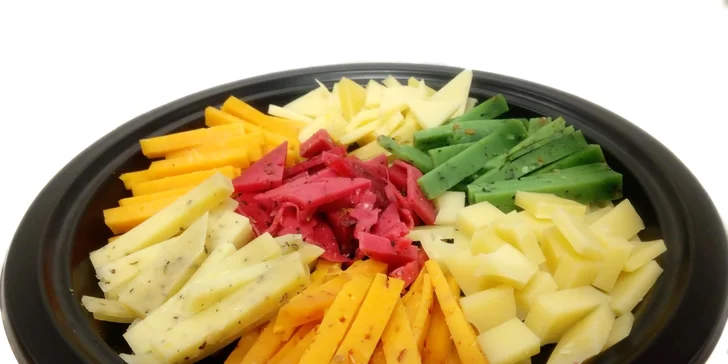 Sýrový talíř nebo 400 g mixu sýrů z Itálie, Holandska nebo Švýcarska