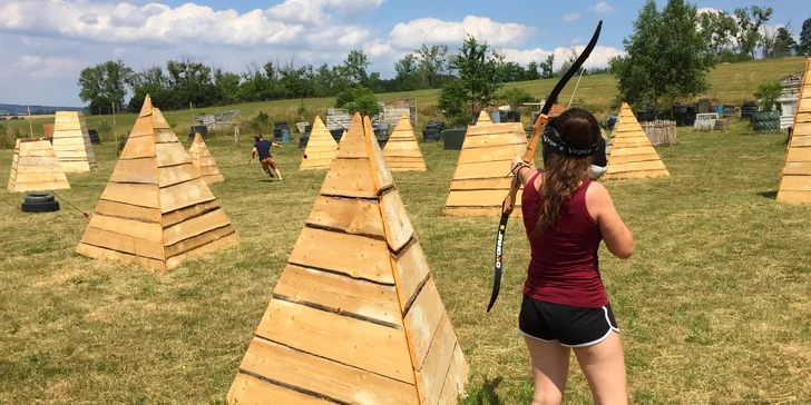 Staňte se lučištníkem: akční archery game vč. zapůjčení komplet vybavení