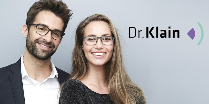 Dioptrické brýle z optiky Dr. Klain: sleva 1000 Kč na obroučky a 50 % na skla