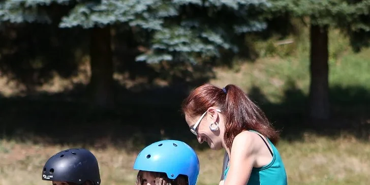 Půjčení atrakcí v lanovém centru: Segway, klokaní boty, pogo tyč i Spikeball