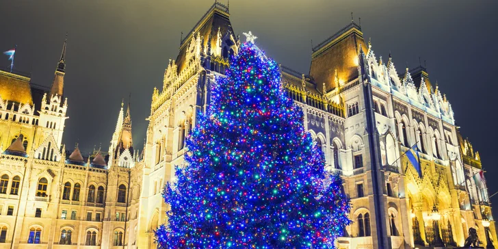 Předvánoční Budapešť: 3 noci se snídaní, adventní trhy i návštěva lázní