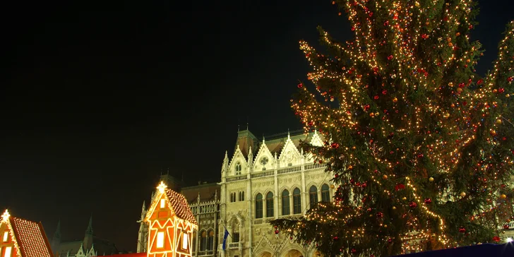 Předvánoční Budapešť: 3 noci se snídaní, adventní trhy i návštěva lázní
