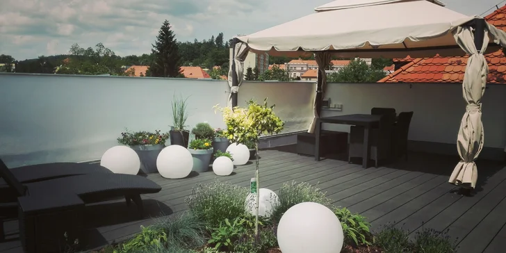3 dny v centru Českého Krumlova: privátní wellness a snídaně s donáškou