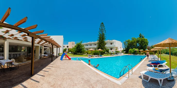 Rhodos: 3* hotel 200 m od pláže, all inclusive light, letenka, transfer, delegát