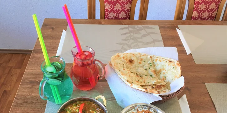 Vegetariánské či kuřecí indické menu: Rajma Masala i South Indian Chi Masala