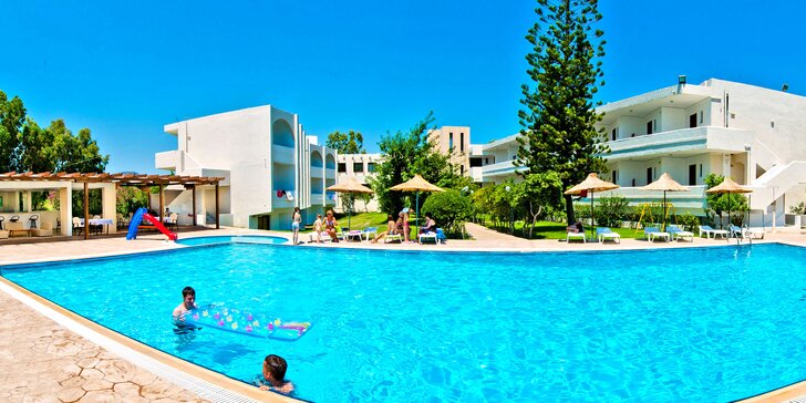 Rhodos: 3* hotel 200 m od pláže, all inclusive light, letenka, transfer, delegát