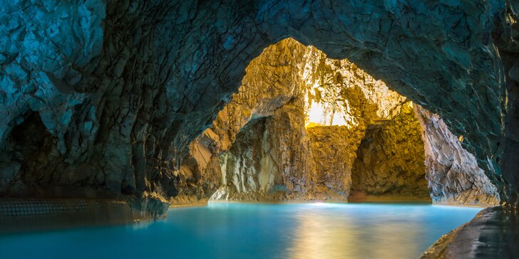 Romantický wellness pobyt plný relaxace s polopenzí u jeskynních termálů