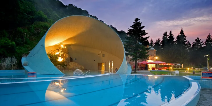 Romantický wellness pobyt plný relaxace s polopenzí u jeskynních termálů