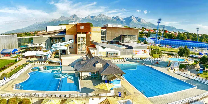 Zima či jaro pod Tatrami: polopenze, neomezený vstup do AquaCity Poprad