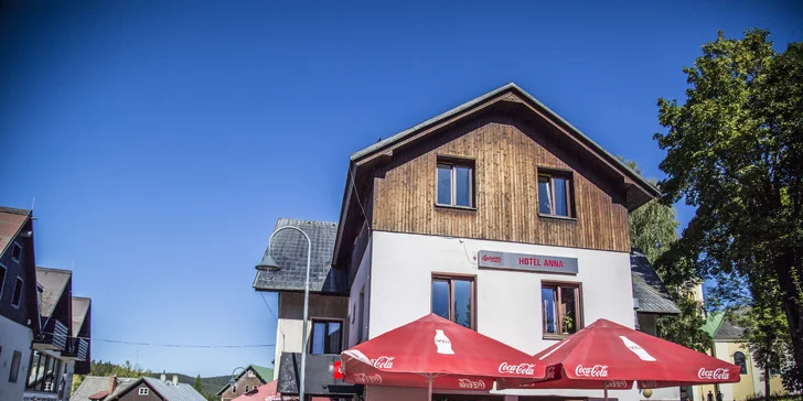 3 až 6denní pobyt pod Čertovou horou pro dva se snídaní či polopenzí