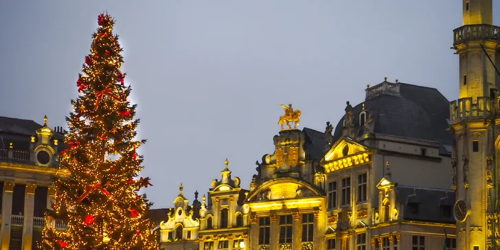 Adventní perly Belgie: zájezd do Brugg, Gentu a Bruselu za památkami UNESCO i na vánoční trhy