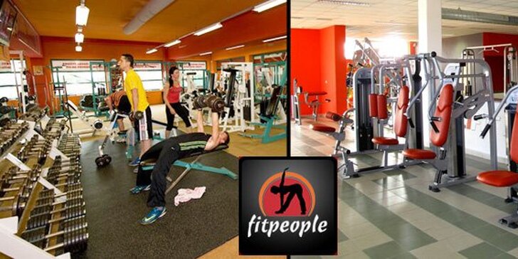 275 Kč za deset vstupů do fitness centra a posilovny Fitpeople v Jihlavě. Dostaňte se do formy  se slevou 50 %.