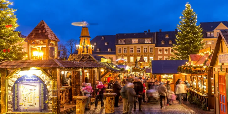 Krušnohorské hornické adventy v Annabergu a Schwarzenbergu