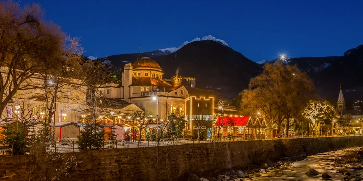 Na vánoční trhy pod vrcholky italských Dolomit: 2x ubytování s polopenzí