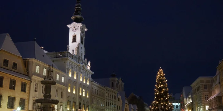 Advent v rakouském městě Štýr: vánoční poštovní úřad a mechanický betlém