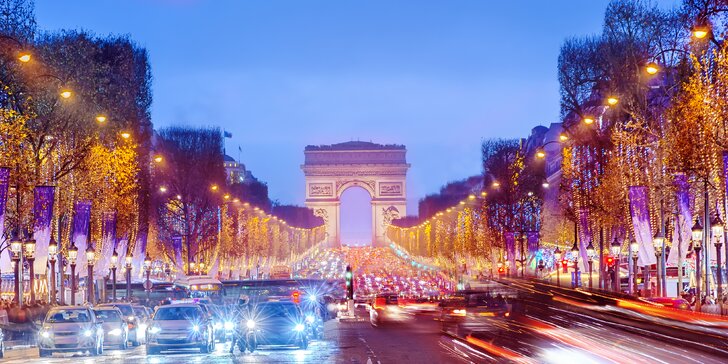 Silvestr v Paříži a návštěva Disneylandu: 4denní zájezd busem vč. ubytování na 1 noc