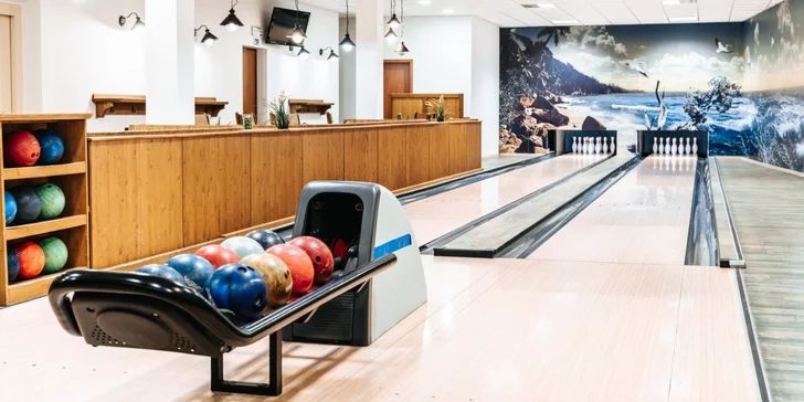 V hoteli nájdete aj bowling, ten je vo vybranom variante v rámci ceny.